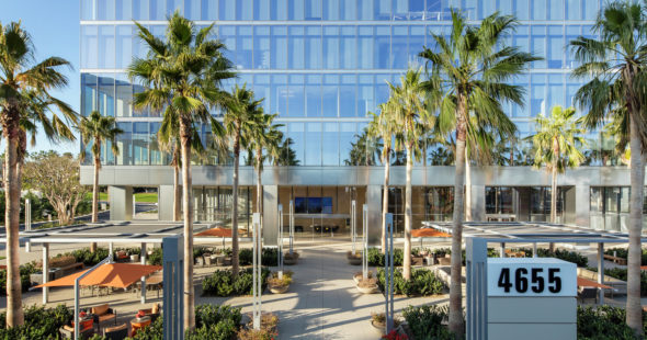 Exterior building photography of One La Jolla Center - 4655 Executive Drive in San Diego, CA