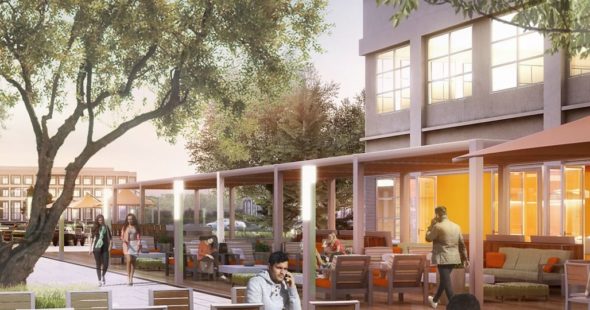 Rendering of The Commons at UCI Research Park in Irvine, CA