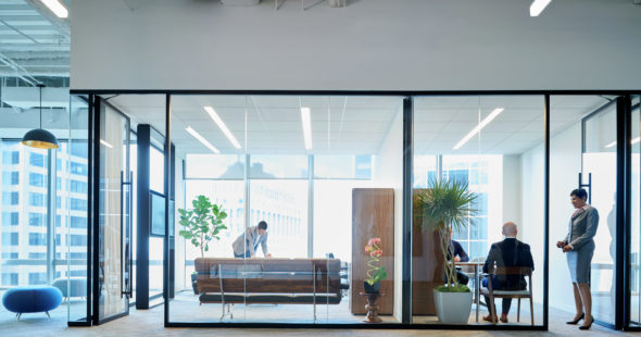 Interior suite photography of an office in 71 South Wacker, Chicago, IL
