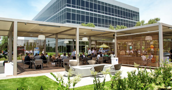 Building photography of 15485 Sand Canyon featuring The Commons in Irvine, CA