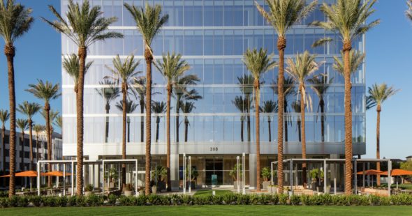 Building photography of 200 Spectrum Center in Irvine, CA