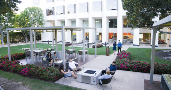 Lifestyle photography of The Commons at Jamboree Center - 5 Park Plaza in Irvine, CA