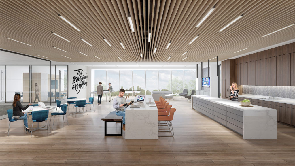 Interior rendering of Spectrum Terrace in Irvine, CA