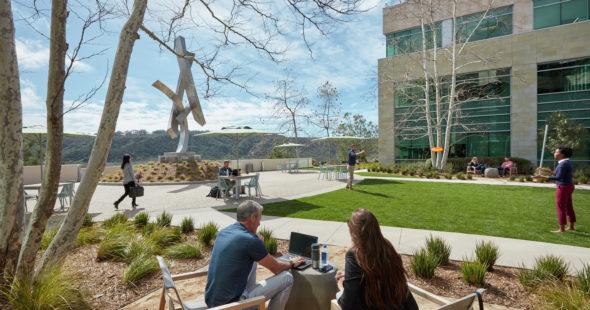 Lifestyle photography of The Commons at Gateway at Torrey Hills in San Diego, CA