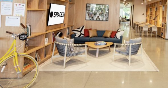 Interior view of Space's office suite