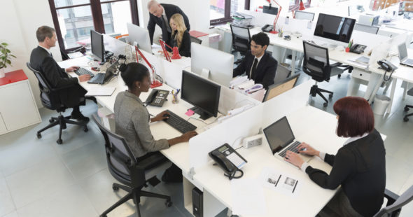 Business People Working In Office