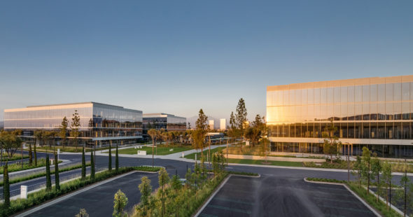 Exterior view of Spectrum Center at Irvine Spectrum in Irvine, CA.